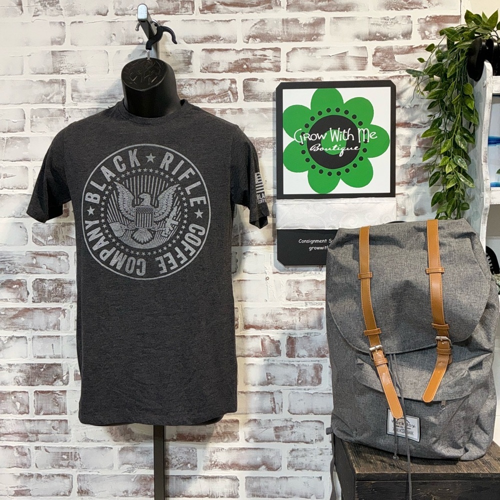 Black Rifle Coffee Company Men's Short Sleeve Tee - Charcoal